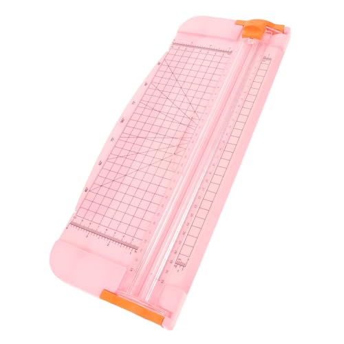 EXCEART paper cutter papierschneidemaschine Papierschneidebretter kleiner praktischer Papierschneider Trimmer bastelpapier werkzeug Mini-Papierschneider Sicherheits-Papierschneider Plastik von EXCEART