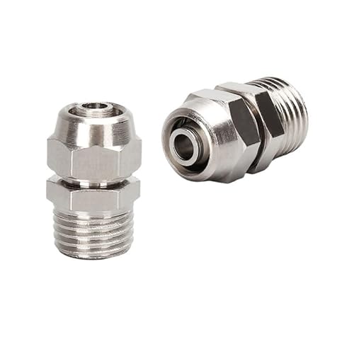 Pneumatic Fittings Air Fitting pc 4-M5 4 6 8 10 12 14 16mm Thread 1/8 3/8 1/2" 1/4" Quick Connector For hose Tube Connectors(OD 10MM,1/2") von EXCKGNYKZB