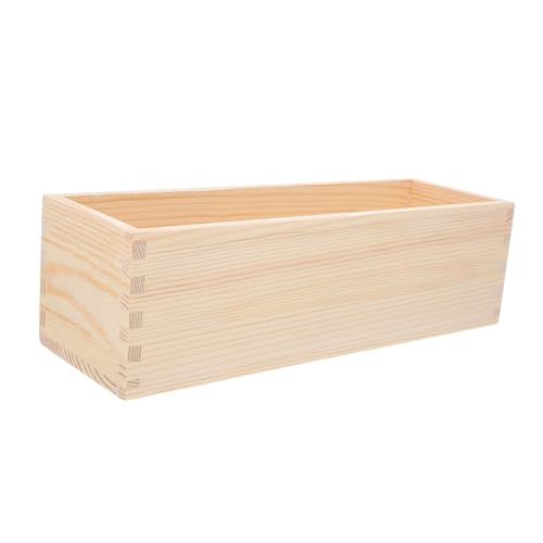 EXHUMKY Kasten Aus Holz Kommode Gefrier-organizer-behälter Erweiterbarer Schubladen-organizer Organizer Für Die Türaufbewahrung Besteck-organizer Veranstalter Kiefernholz von EXHUMKY