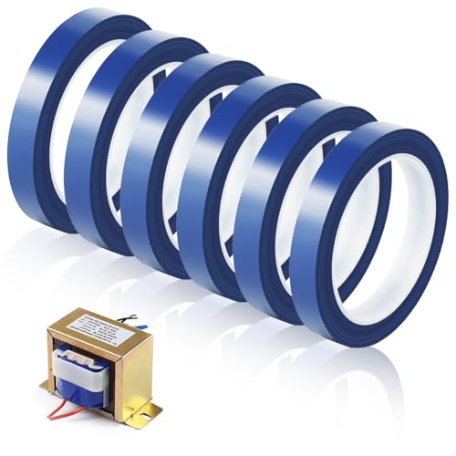 6 Rollen Hitzebeständiges Klebeband Sublimation 10mm X 33m Blaues Wärmeband für Sublimation, Thermoklebeband, Thermo Klebeband Hitzebeständig, Wärmeübertragungs Band für Sublimation Kunst Heimwerken von EXIN DEHCEN