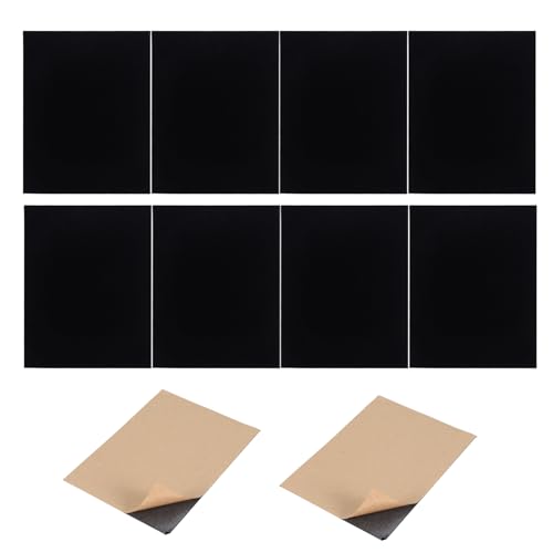 EXMDLLY 10 StüCke Selbstklebender Filz Stoff,Weicher Samt Schubladen Einsatz,DIY Samtstoff für Kunst & Schmuck Schatulle Filz Einsatz,Schwarz EXMDLLY 10 StüCke Selbstklebender Filz Stoff,Weicher Samt Schubladen Einsatz,DIY Samtstoff für Kunst & Schmuck Schatulle Filz Einsatz,Schwarz von EXMDLLY