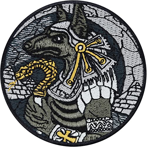 Patch - Ägypten (Anubis - Gott der Unterwelt - Patch) von EXPRESS-STICKEREI