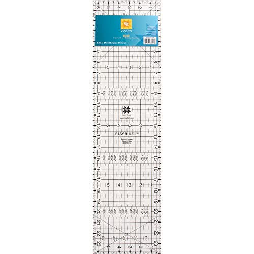 EZ Quilting Schablone aus Acryl, Lineal, 16,5 x 60,9 cm von EZ Quilting