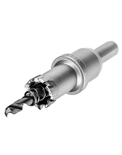 EZARC Lochsäge Hartmetall-Bohrer, Tiefer Schnitt Lochkreissäge für Löchern in Dick Edelstahl und Metall, 16mm EZARC Lochsäge Hartmetall-Bohrer, Tiefer Schnitt Lochkreissäge für Löchern in Dick Edelstahl und Metall, 16mm von EZARC