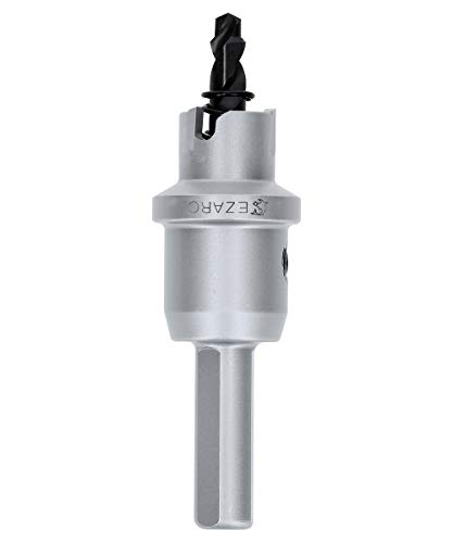 EZARC Lochsäge Hartmetall-Bohrer, leistungsfähiger Lochkreissäge ideal für Löchern in Edelstahl und Metall, 15mm EZARC Lochsäge Hartmetall-Bohrer, leistungsfähiger Lochkreissäge ideal für Löchern in Edelstahl und Metall, 15mm von EZARC