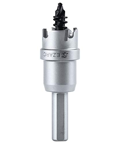 EZARC Lochsäge Hartmetall-Bohrer, leistungsfähiger Lochkreissäge ideal für Löchern in Edelstahl und Metall, 20mm EZARC Lochsäge Hartmetall-Bohrer, leistungsfähiger Lochkreissäge ideal für Löchern in Edelstahl und Metall, 20mm von EZARC