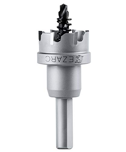 EZARC Lochsäge Hartmetall-Bohrer, leistungsfähiger Lochöffner ideal für Löchern in Edelstahl und Metall, 30mm EZARC Lochsäge Hartmetall-Bohrer, leistungsfähiger Lochöffner ideal für Löchern in Edelstahl und Metall, 30mm von EZARC