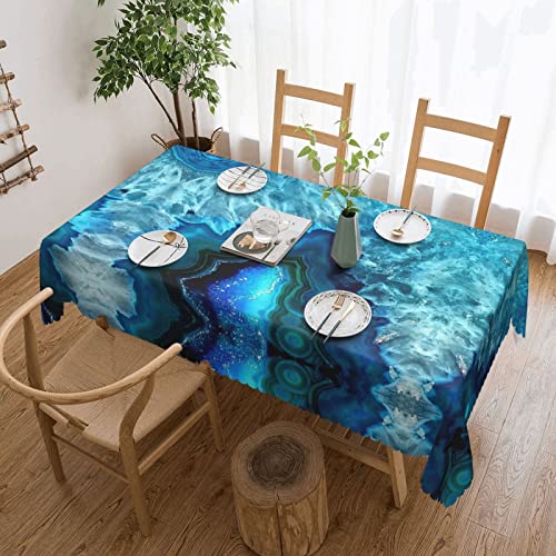 EZDLOWVBA Rechteckige Tischdecke, abwischbar, wasserabweisend, für Zuhause, Esszimmer, Küche, Party, 137 x 183 cm von EZDLOWVBA