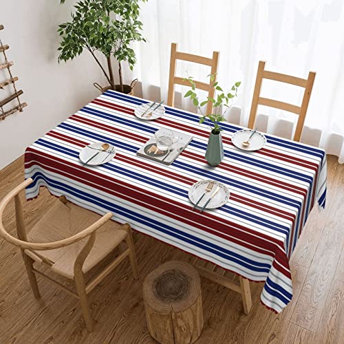 EZDLOWVBA Rechteckige Tischdecke, abwischbar, wasserabweisend, für Zuhause, Esszimmer, Küche, Party, 137 x 183 cm von EZDLOWVBA