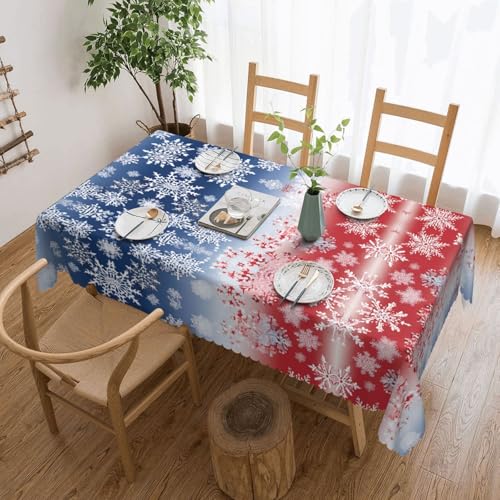 EZDLOWVBA Rechteckige Tischdecke mit Glitzer-Pailletten, abwischbar, wasserabweisend, Tischdecke für Zuhause, Esszimmer, Küche, Party, 137 x 183 cm von EZDLOWVBA