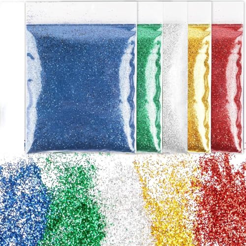 Glitzer zum Basteln,Glitzer zum,Glitzerpulver Fein,Glitzer Basteln,Pulver Glitzer Glitzerpuder,Glitterpulver für Nägel Kartenbasteln,Handwerk Nagelkunst,100g von EZOULUOBA