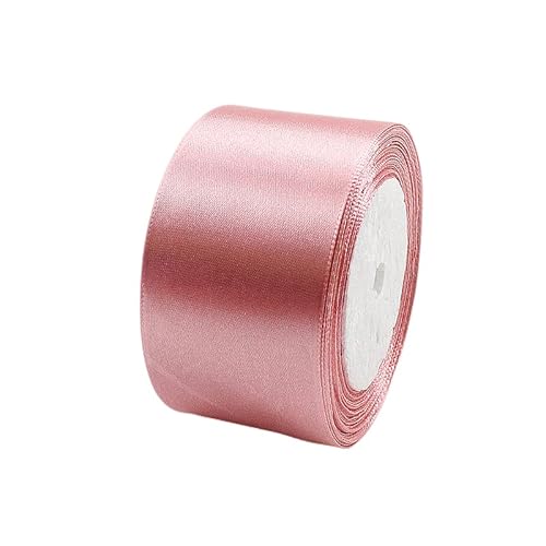 15 mm rotes Band zum Basteln von Geschenken, 23 m rotes Polyester, doppelseitiges Satinband, Geschenkband, Weihnachtsband, Geschenkverpackung, dickes Stoffband für Geschenke, Blumensträuße, Kuchen, von EZVFIRPDFZ