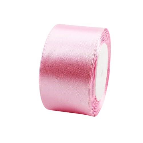 15 mm rotes Band zum Basteln von Geschenken, 23 m rotes Polyester, doppelseitiges Satinband, Geschenkband, Weihnachtsband, Geschenkverpackung, dickes Stoffband für Geschenke, Blumensträuße, Kuchen, von EZVFIRPDFZ