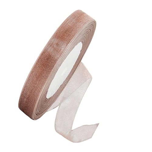 20 mm weinrotes Organzaband zum Verpacken von Geschenken, 45 m, weinrotes Organzaband, 20 mm Organza-Chiffonband, dickes Band für Geschenkverpackung, Haarschleife, Weihnachtsband, Kuchen, Hochzeit, von EZVFIRPDFZ