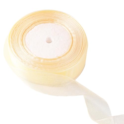 20 mm weinrotes Organzaband zum Verpacken von Geschenken, 45 m, weinrotes Organzaband, 20 mm Organza-Chiffonband, dickes Band für Geschenkverpackung, Haarschleife, Weihnachtsband, Kuchen, Hochzeit, von EZVFIRPDFZ