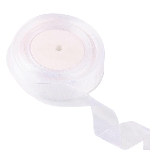 20 mm weinrotes Organzaband zum Verpacken von Geschenken, 45 m, weinrotes Organzaband, 20 mm Organza-Chiffonband, dickes Band für Geschenkverpackung, Haarschleife, Weihnachtsband, Kuchen, Hochzeit, von EZVFIRPDFZ