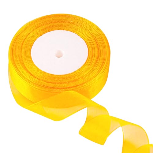 20 mm weinrotes Organzaband zum Verpacken von Geschenken, 45 m, weinrotes Organzaband, 20 mm Organza-Chiffonband, dickes Band für Geschenkverpackung, Haarschleife, Weihnachtsband, Kuchen, Hochzeit, von EZVFIRPDFZ