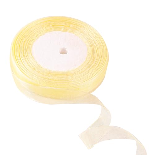 20 mm weinrotes Organzaband zum Verpacken von Geschenken, 45 m, weinrotes Organzaband, 20 mm Organza-Chiffonband, dickes Band für Geschenkverpackung, Haarschleife, Weihnachtsband, Kuchen, Hochzeit, von EZVFIRPDFZ