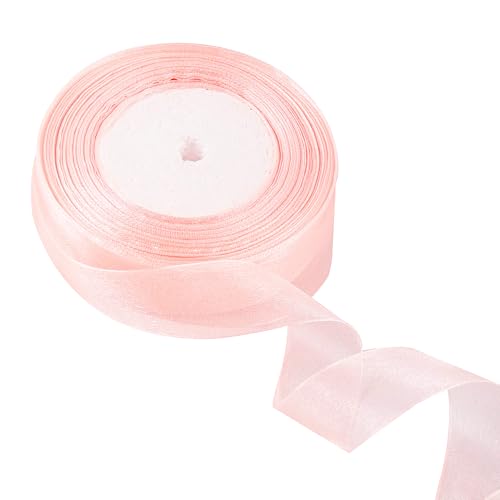 20 mm weinrotes Organzaband zum Verpacken von Geschenken, 45 m, weinrotes Organzaband, 20 mm Organza-Chiffonband, dickes Band für Geschenkverpackung, Haarschleife, Weihnachtsband, Kuchen, Hochzeit, von EZVFIRPDFZ