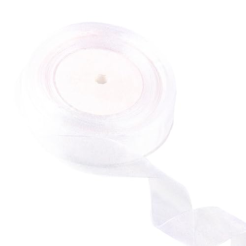 20 mm weinrotes Organzaband zum Verpacken von Geschenken, 45 m, weinrotes Organzaband, 20 mm Organza-Chiffonband, dickes Band für Geschenkverpackung, Haarschleife, Weihnachtsband, Kuchen, Hochzeit, von EZVFIRPDFZ