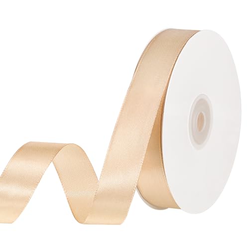 50 Meter rosa Band, 20 mm Satinband, Geschenkband, Polyesterband, rosa Band für Geschenkverpackungen, Basteln, Weihnachtsdekoration, Hochzeitsfeier von EZVFIRPDFZ