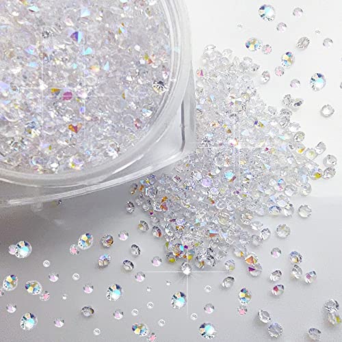 5000 Stück Streukristalle Hochzeit Tischdeko Acryl Kristalle Konfetti Diamanten Kristall Strasssteine 3mm 4mm 6mm für Vasenfüller Hochzeit Weihnachten Party Tischdekoration von EZVFIRPDFZ