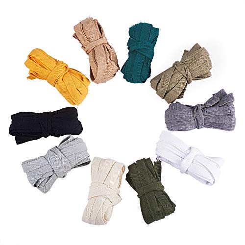 Baumwoll-Twill-Klebeband, 2,5 cm breit, natürliches Gurtband, Schrägband, Fischgrätenband, für Bastelarbeiten, Geschenkverpackungen, Heimdekoration, Leinen, 50 m von EZVFIRPDFZ