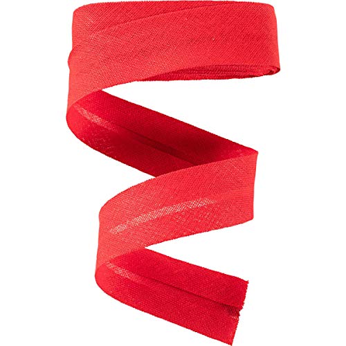 Schrägband aus Baumwolle, rot, 100%, 20 mm, Falzung: 40/20 mm | 3 m von EZVFIRPDFZ