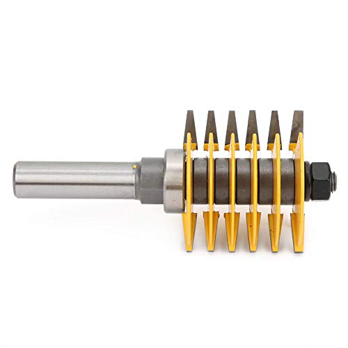 1/2 Zoll Schaftfingergelenk Router Bit, YG6 -Legierungs -Schneiderkopf, 45# Kohlenstoffschneiderkörper mit Hitzebeständiger Beschichtung, Zum Zapfen und Verbindungen von Holz, von Eacam