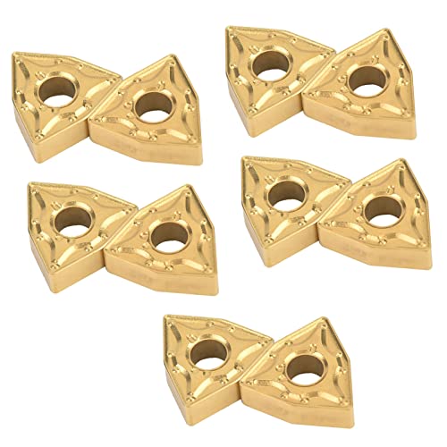 10PCS WNMG 432 / WNMG0804 CNC-Einsätze, Drehwerkzeug mit Hoher Rauheit und Guter Verschleißfestigkeit, für Edelstahl-Doppeleffekt von Eacam