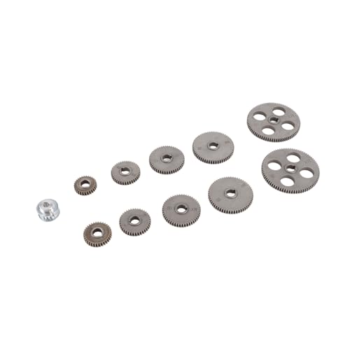 11pcs Drehrad, Unterschiedliche Größenmotorscheibe -Rad -Set -Kit, Hochwertiger Eisen, Einfache Installation, für Mikrodreh- und Metallschneidemaschine von Eacam