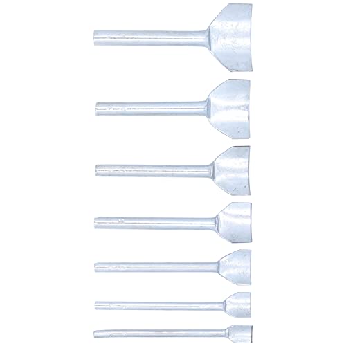 7-teiliger Halbrundschneider aus Kohlenstoffstahl, 10–40 Mm, Gravur-Bastelwerkzeuge, Hergestellt aus Hochwertigen Materialien, Einfache Bedienung, Starke und Zuverlässige Griffe, von Eacam