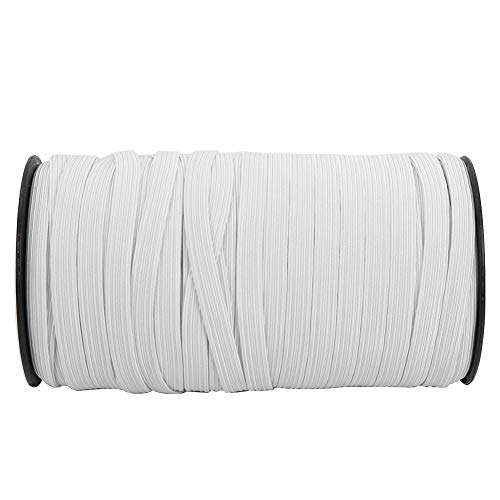 8 Mm Elastisches Band, Nähzubehör, 100 Yard Flach Gestricktes Elastisches Handwerk für Kleidung DIY (Polypropylenfasern) von Eacam