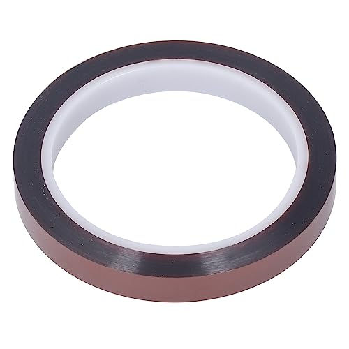 Eacam Hitzebeständiges Klebeband, 12 Mm Breite, 33 M Länge, PI-Hochtemperatur-Isolierband, für Wartung von Eacam