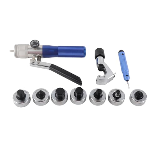 Hydraulischer Rohr-Expander, 7 Stück Erweiterungs Köpfe für 10-28mm Rohr, 45# Stahl-und Aluminium Legierung, Kompakt Struktur, Aufbewahrung Sbox Einges Ch Lossen, CT-300A mit von Eacam