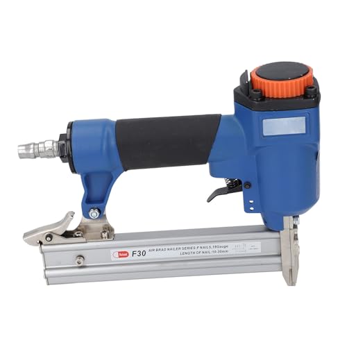 Pneumatischer Brad Nailer, Luftantrieb 18-Gauge für Polsterung, Schreinerei mit Weichem Griff, Geeigneter Fastenmesser 10-30 Mm, für Weichholzprojekte von Eacam