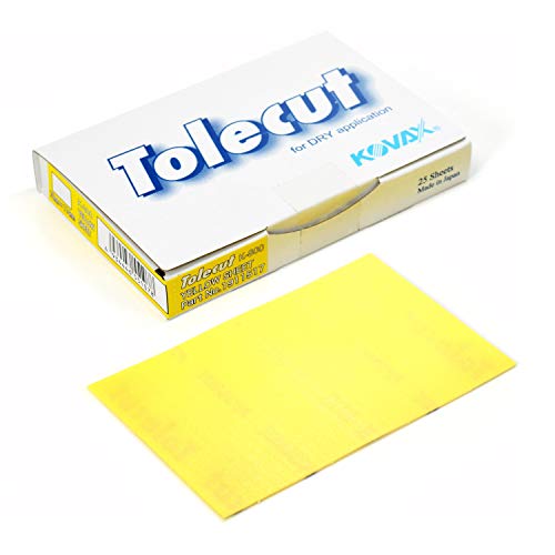 Tolecut PSA Schleifblätter gelb K-800 191-1517 25 Blatt von Eagle Abrasives