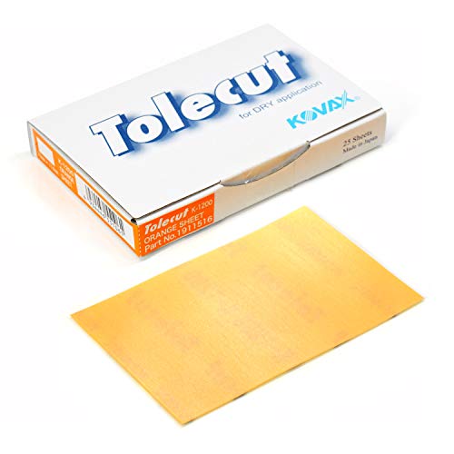 Tolecut PSA Vollschleifblätter orange K-1200 191-1516 25 Blatt von Eagle Abrasives