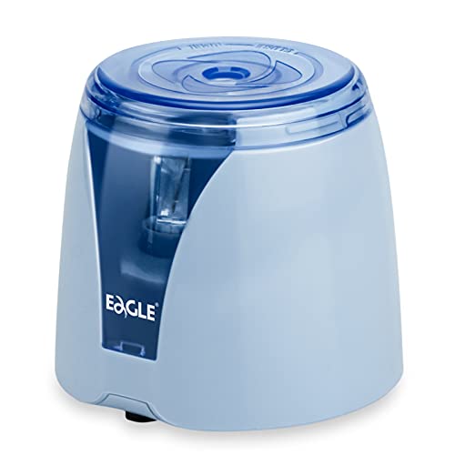 Eagle Portable Automatische Bleistiftspitzer, Batterie Powere, Geeignet für Kinder, Haus, Schule und Büro Gebrauch (Blau) von Eagle