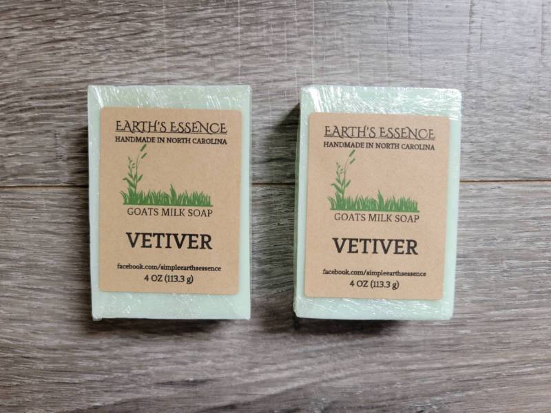 Vetiver 120 Ml Ziegenmilchseife, Handgemachte Naturseife, Herrenseife, Herrenduftseife von EarthsEssenceNC