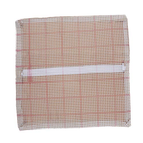 Knüpfhaken Kissenbezug Netzmatte für Teppichherstellung Blanko Teppich Leinwand Netz für Teppichherstellung DIY Kit Werkzeug Stickerei Handwerk Dekoration von Easnea