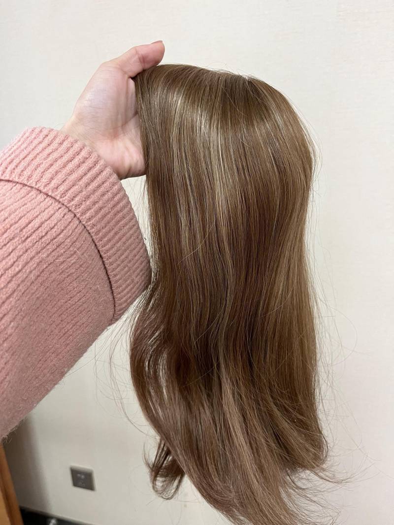 16 "Hellbraun Mono Top Jungfrau-Haar-Topper, 6x7" Remy-Haar-Toupet, Haar-Verlust-Hilfe Für Frauen von Easontoppers