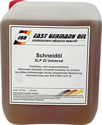 Schneidöl SLP 22 im Kanister 5 Liter von East Germany OIL