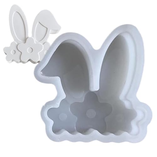 Silikonformen Gießformen Ostern, Silikonform Ostern Hase, Gießformen Silikon Hase küsst Schmetterling, Osterhase Kerzenhalter, Silikon Formen Zum Gießen, Gipsformen für Ostern Deko von Eastuy