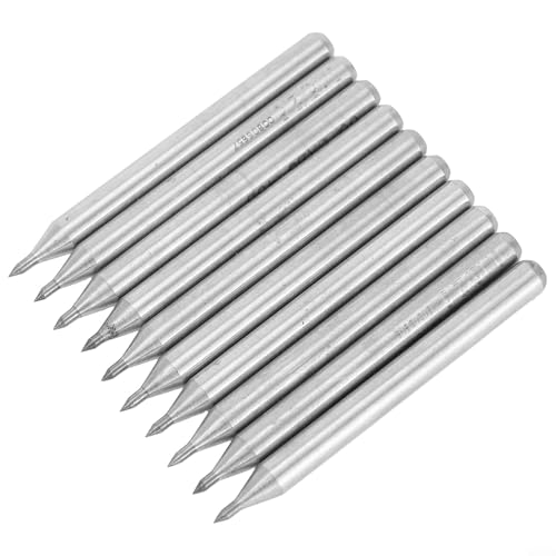 EasyByMall Wolframkarbid-Gravierstifte, komplettes 11-teiliges Set zum Ätzen für Glas, Metall und Keramik (10 Hartmetallspitze) von EasyByMall