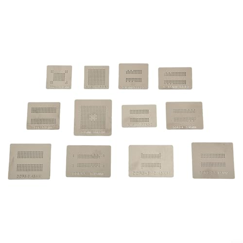 Für BGA Stencil Excellence Komplettes Setup von 121420 zuverlässigen Teilen, entworfen für effektive Chip-Anwendungen (12 Stück) von EasyByMall