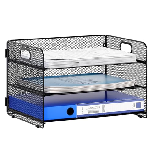EasyPAG 3 Fächer A4 Metall Büro Schreibtisch Organizer Dokumentenhalter Aktenablage Zeitschriftenhalter Briefablage Papier Magazin Organisator,Schwarz EasyPAG 3 Fächer A4 Metall Büro Schreibtisch Organizer Dokumentenhalter Aktenablage Zeitschriftenhalter Briefablage Papier Magazin Organisator,Schwarz von EasyPAG
