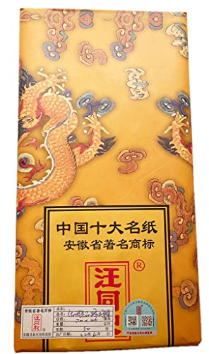 Easyou Wangtonghe Raw Xuan Papier-Sumi-Papier für chinesische japanische Kalligraphie und Malerei im freien Stil, 70 x 46 cm, 50 Blatt/Packung von Easyou
