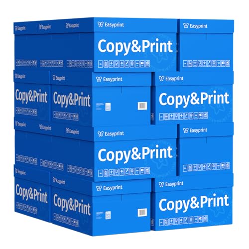 NEU! Easyprint Druckerpapier Kopierpapier 100000 Blatt 20 x 5000 A4 Premium Weiß PEFC-zertifiziert von Easyprint