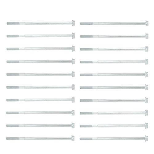 Eatbuy Generator-Ersatzteile, M6 x 135 Flansch-Sechskantschraube, Flachkopfschraube, Ersatz-Hardware-Armaturen für Generator-Zubehör, 20 Stück von Eatbuy